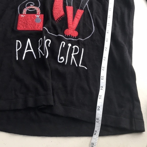Nwt Tricotto knit tunic/sweater fashionable "Cat" Paris Girl long sleeve XS - Picture 10 of 13